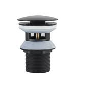 Bonde De Lavabo Pop Up Drain Button Bathroom Sink Plug Drainer Siphon Waste Stopper Wash Basin Faucet Accessory Washbasin Pipe Black Gold Rose(ORB E)