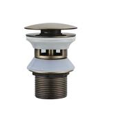 Bonde De Lavabo Pop Up Drain Button Bathroom Sink Plug Drainer Siphon Waste Stopper Wash Basin Faucet Accessory Washbasin Pipe Black Gold Rose(Antique D)