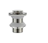 Bonde De Lavabo Pop Up Drain Button Bathroom Sink Plug Drainer Siphon Waste Stopper Wash Basin Faucet Accessory Washbasin Pipe Black Gold Rose(Nickel A)