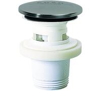 Bonde de lavabo Quick Clac avec trop-plein et clapet en inox Wirquin 30724029, chromé