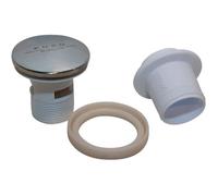 Wirquin Bonde de lavabo Quick-Clac 30724029 à clapet automatique chromé gris