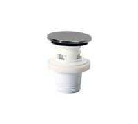 Wirquin Bonde de lavabo Quick Clac 30724029 avec trop-plein et clapet en inox, chromé