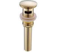 Bonde de lavabo rétro pop-up clic-clac en laiton bronzé, universelle sans trop-plein, valve de vidange pour évier