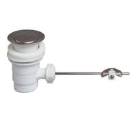 Bonde de lavabo - WIRQUIN - 30718877 - A tirette - Inox - Plastique synthétique