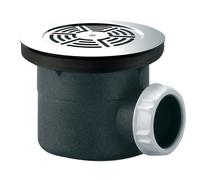 Bonde de receveur D90 + grille marguerite D115 sortie horizontale VALENTIN 00 571000 000 00