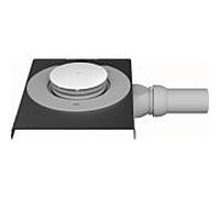 Bonde de receveur de douche Duravit 791283000000000 d= 9cm, bonde horizontale, blanc