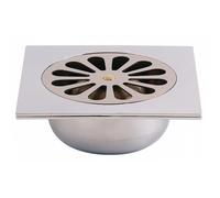 Bonde de sol carrée sortie verticale 140x140mm - 462300