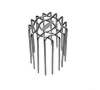 Bonde de sol de balcon en acier inoxydable avec grand déplacement pour éviter les débris et le drainage lisse (50 mm)