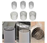 Bonde de sol de balcon et de toit en acier inoxydable avec grande cylindrée, convient pour une utilisation en extérieur pour éviter les blocages et l'efficacité du drainage (63 mm)