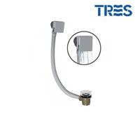 Bonde de vidage carrée clic-clac avec système de remplissage Chrome - TRES 13453440