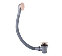 Bonde de vidage clic-clac Simple-Rapid avec trop-plein pour baignoire Or Rose 24K - TRES 03453420OP