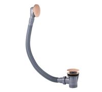 Bonde de vidage clic-clac Simple-Rapid avec trop-plein pour baignoire Or Rose Mat 24K - TRES 03453420OPM