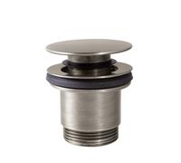 Bonde de vidage clic-clac Simple-Rapid pour lavabo ACIER - TRES 24284001AC