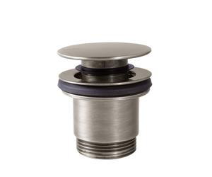 Bonde de vidage clic-clac Simple-Rapid pour lavabo ACIER - TRES 24284001AC