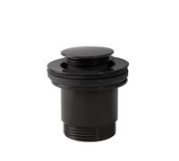Bonde de vidage clic-clac Simple-Rapid pour lavabo Noir-chrome - TRES 24284020NE