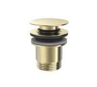 Bonde de vidage Click-clack Simple-rapid pour lavabo Cava doré - TRES 24284001CA