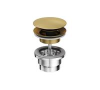 Bonde de vidage click Laiton brossé