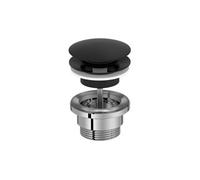 Bonde de vidage click Noir mat