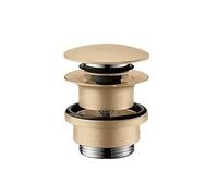 Bonde de vidage - HANSGROHE - 50100140 - Métal - Finition brossée - Couleur bronze