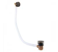 Bonde de vidage ronde clic-clac avec système de remplissage Noir bronze - TRES 03453430KMB