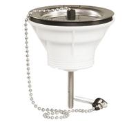 Bonde d’évier à bouchon-chainette - diamètre 60 mm - serrage 0 à 60 mm VALENTIN