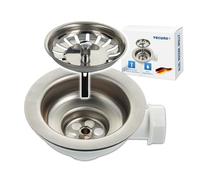 Bonde d'évier Tecuro avec raccordement pour évier 3 1/2" Ø 114 mm