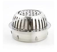 Bonde Douche,Siphon de Sol Drain de Sol Rond Anti-Blocage for Toit Balcon en Acier Inoxydable, Grand déplacement, Seau Pluie extérieur(110)