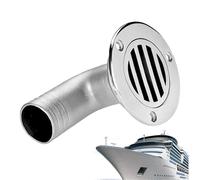Bonde en acier inoxydable - Couvercle de vidange de sol - Bonde de sol de bateau - Matériel sanitaire robuste - Sortie marine distinctive - Accessoire sanitaire fiable pour cuisine, bac de douche