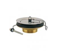 Bonde en laiton - à bouchon - pour évier gres - 60mm VALENTIN