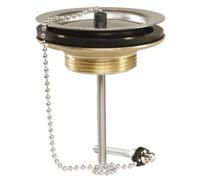 Valentin Bonde d'évier D60 (00 352200 000 00) inox chromé bouchon-chaînette recoupable Ø 60 mm