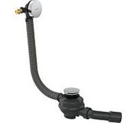 Bonde et trop-plein Hansgrohe Exafill 58130000 chromés, kit complet, avec arrivée de baignoire