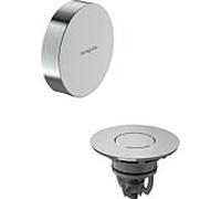Bonde et trop-plein Hansgrohe Flexaplus 58188000, couvercle chromé, kit complet