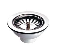 Bonde évier - Avec trop plein - Panier manuel