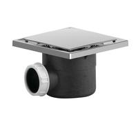 Bonde évolutive D40mm chromée sortie horizontale pour baignoire à douche adaptée PMR - VALENTIN - 00 568300 000 00