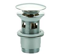 Bonde laiton commande manuelle pour lavabo avec trop plein - L3218