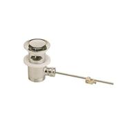 Bonde laiton lavabo/bidet chromé sans tirette