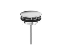 Hansgrohe Bonde de lavabo Match0 50001000 11/4" chromé, sans trop-plein, couvercle fermé