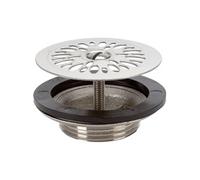 Nicoll Bonde de lavabo 0501026 Ø 55 Laiton avec grille inox