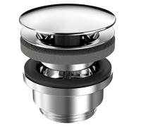 Bonde Lavabo Permanente Kaldewei, couvercle rond chromé Mod.3917 pour lavabo sans trop-plein 910700010999