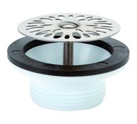 Bonde lave-mains - NICOLL - Ø 63 mm - Grille - Blanc - Évacuation à grille