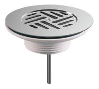 Valentin Bonde d'évier 00 700100 000 00 – Écoulement libre, grille inox Ø85 mm, raccord Ø60 mm