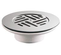 Bonde écoulement libre d'évier en PVC D60 à grille D85 - VALENTIN - 00 700100 000 00