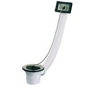 Évacuation d'évier Valentin avec bouchon à chaîne et trop-plein 300mm