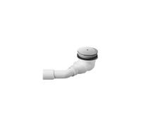 Duravit Bonde pour receveur de douche D‑Code 79126000001000, sortie horizontale, chrome
