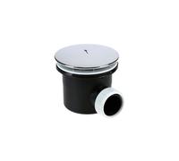 Bonde receveur D60mm + champignon D90mm en ABS sortie horizontale - GARIS - P01-BD60C