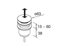 Bonde SALGAR Click Clack Noir Mat
