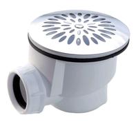 Bonde de douche à grille inox 90 mm - sortie horizontale - 0205075 NICOLL