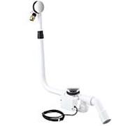 Bette Garniture de vidage/trop-plein Trio E3 B583-901 chromé , pour baignoires avec bonde de 52 mm, électronique, avec remplissage