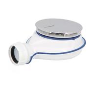BONDE EXTRAPLATE RECEVEUR DOUCHE 90 Turboflow XS capot ABS CHROME