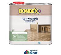 Bondex Cire Dure Huile Incolore 2,5 L D'Abrasin pour Meubles Intérieur /#873303